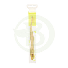 Spazzolino da denti in bambù giallo