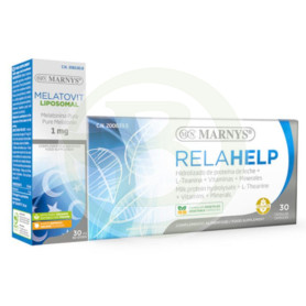 Relahelp Confezione 30 Capsule + Melatovit Marnys
