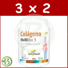 Confezione 3x2 Collagene Multi Max 5 330Gr Sura Vitasan