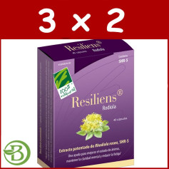 Confezione 3x2 Resiliens Rhodiola 40 Capsule 100% Naturali