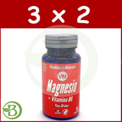Confezione 3x2 Magnesio + Vitamina B6 Contenitore da 60 Compresse Ynsadiet