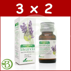 Confezione 3x2 Olio essenziale di lavanda naturale Soria