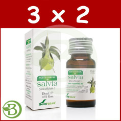 Confezione 3x2 Olio Essenziale Naturale Di Salvia Soria