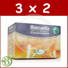 Confezione 3x2 Infusi di Camomilla 20 Filtri Naturali Soria