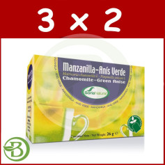 Confezione 3x2 Infusi di Camomilla con Anice 20 Filtri Naturali Soria