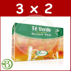Confezione 3x2 Infusi di Tè Verde 20 Filtri Naturali Soria