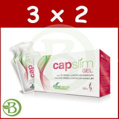 Confezione 3x2 Capslim Gel 14 Buste Soria Natural