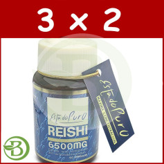 Confezione 3x2 Reishi 6.500 mg. 60 Capsule allo stato puro
