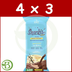 Confezione 4x3 Barrette Snack Choco Latte Vaniglia Herbora
