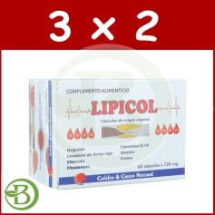 Confezione 3x2 Lipicol 60 Capsule Verde Dorato