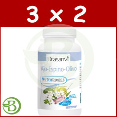 Confezione 3x2 Aglio, Biancospino e Oliva 120 Perle Drasanvi