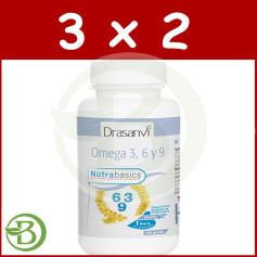 Confezione 3x2 Omega 3-6-9 1.000Mg. 100 perle Drasanvi