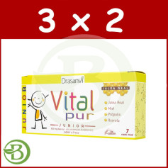 Confezione 3x2 Vitalpur Junior 7 Fiale Drasanvi