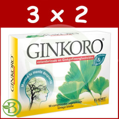 Confezione 3x2 Ginkoro 90 Compresse 330Mg. Eladiet