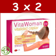 Confezione 3x2 Vitawoman Hair Vitality 60 compresse Eladiet