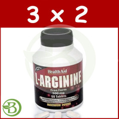 Confezione 3x2 L-Arginina 500Mg. Aiuto sanitario in forma libera