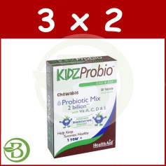 Confezione 3x2 compresse masticabili KidzProbio Health Aid