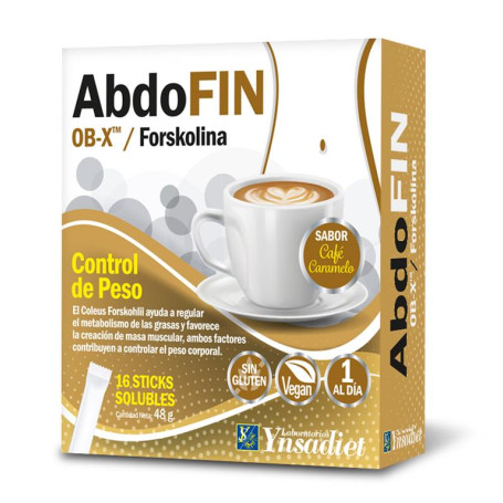 Abdofin Cafe Caramel Scatola da 16 bastoncini Ynsadiet