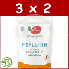 Confezione 3x2 Psillio Biologico Senza Glutine 125Gr el Granero