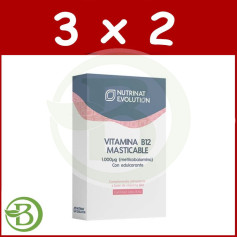 Nutrinat Evolution Vitamina B12 masticabile Confezione 3x2