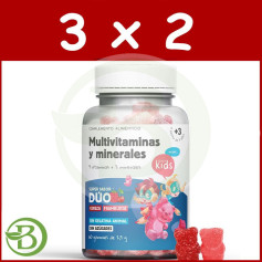 Confezione 3x2 Multivitaminici e Minerali 60 Gummies Herbora