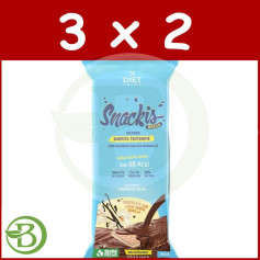 Confezione 3x2 Barrette Snackis Cioccolato Latte Vaniglia Herbora