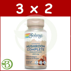 Confezione 3x2 Funghi Completo 60 Capsule Solaray