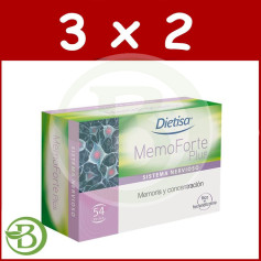 Pack 3x2 Memoforte Plus 60 Capsule Dietisa