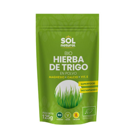 Polvere di Erba di Grano Biologica 125Gr Sol Naturale