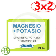 Pack 3x2 Magnesio + Potassio Integralia