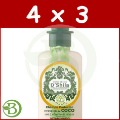 Pack 4x3 Shampoo al Cocco Shila