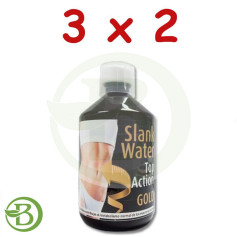 Confezione 3x2 Slank Water Top Action Gold Fucus 500Ml. Espadiet