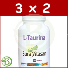 Confezione 3x2 L-Taurina 500Mg. 90 Capsule Sura Vitasan
