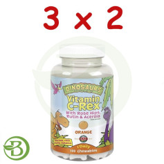 Confezione 3x2 Vitamina C Rex 100 Dinosauri Masticabili Kal