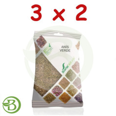 Confezione 3x2 Anice Verde 60Gr. Soria Naturale
