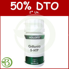 Holofit Grifonia 5HTP Confezione da 50 capsule Equisalud (2a unità al 50%)