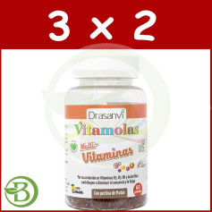 Confezione 3x2 Vitamolas Multivitamin Adult 60 Gummies Drasanvi