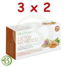 Confezione 3x2 Detox per fegato 30 capsule. Phytoadvance