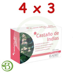 Pack 4x3 Ippocastano 60 Compresse Eladiet