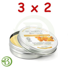 Pack 3x2 Burro di Karité, Rosa Canina, Argan e Calendula 100Gr. marnys