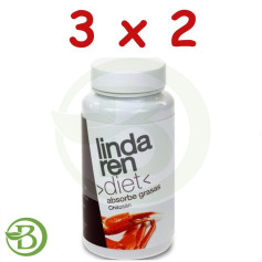 Pack 3x2 Chitosano 80 Capsule Dieta Lindaren