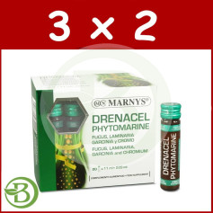 Pack 3x2 Drenacel 20 Fiale Marnys