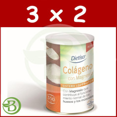Pack 3x2 Collagene con Magnesio 350Mg. Dietisa