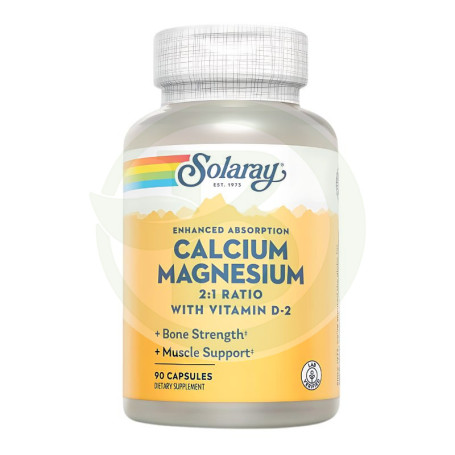 Calcium y Magnesium 90 Capsule Solaray