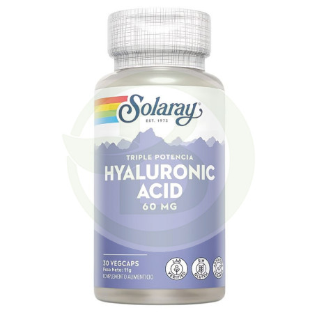 Acido Ialuronico 60Mg. 30 Capsule Solaray