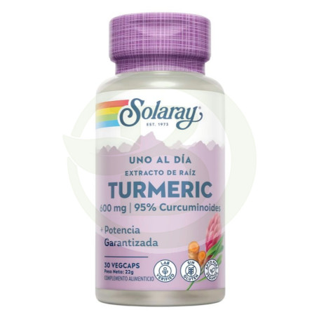 Turmeric 600Mg. 30 Cápsulas Solaray