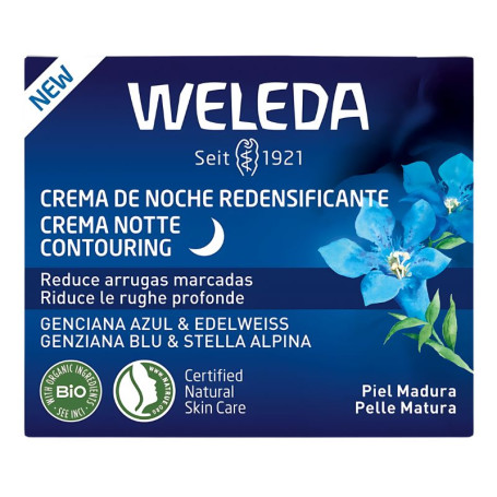 Crema Notte Rossa.Blu Genziana e Stella Alpina 40Ml Weleda