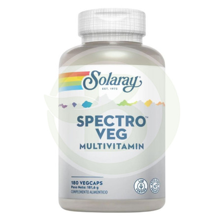 Spectro Vegetarian Formula Multi-Vita-Min 180 Capsule Solaray