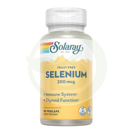Selenium Senza Lieviti 200Mcg. 90 Capsule Solaray