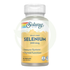 Selenium Senza Lieviti 200Mcg. 90 Capsule Solaray